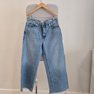 Frame Denim Light Blue Straight Leg Jeans